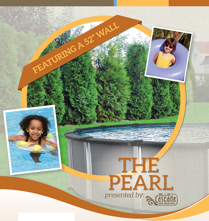 the Pearl Hyprid Above-Ground Swimming Pool
