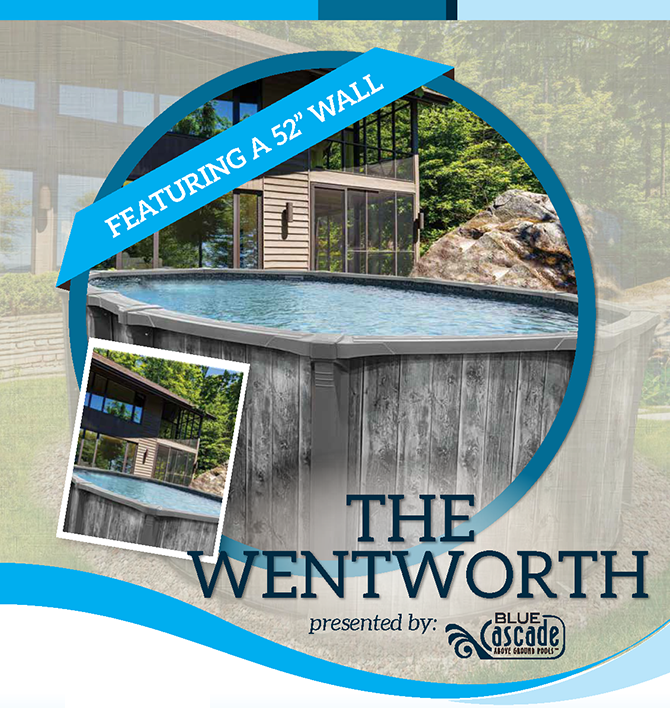 the Wentworth Resin  Above-Ground Swimming Pool
